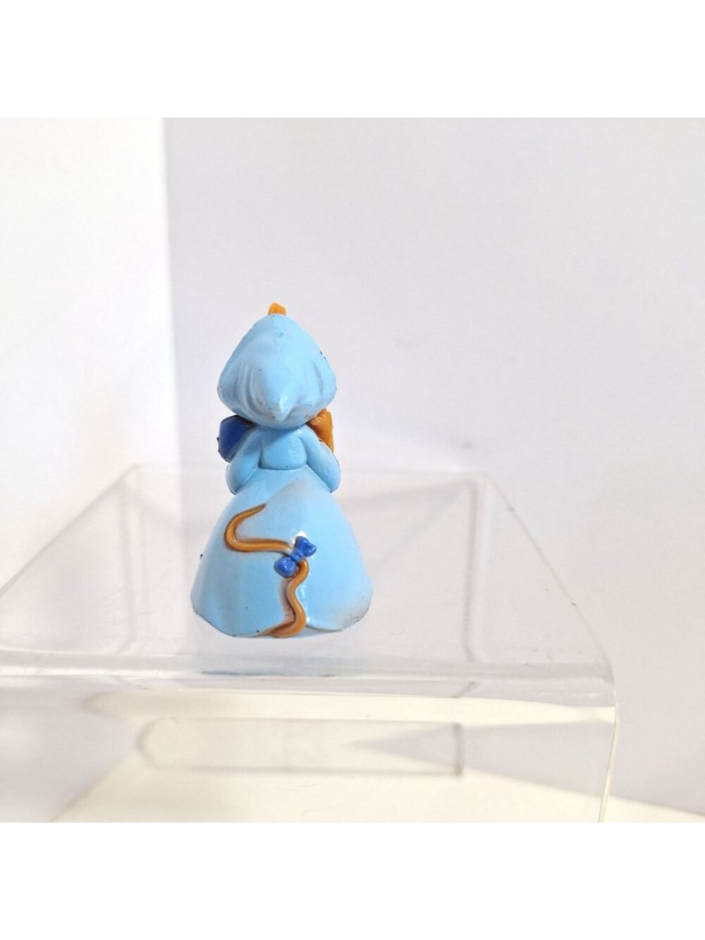 Cinderella Mouse Suzy PVC Figure 2 Inch Blue Dress Vintage Disney - Picture 5 of 10